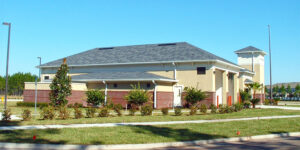 Side view of Fire Station 26 Argyle Oakleaf